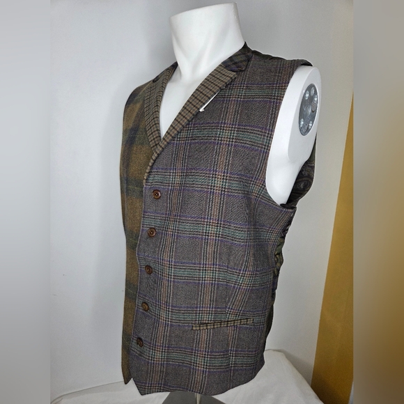 Etro Ptp 41" /M -Paisley Patterned Fabric - Wool And Silk - Picture 3 of 13